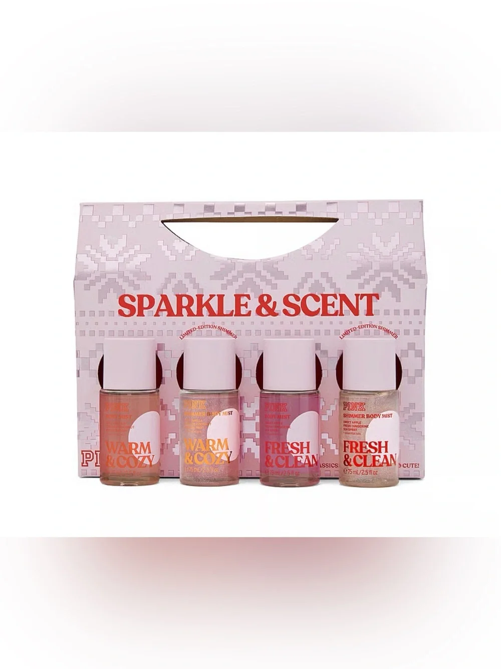 Victoria's Secret PINK 4-Piece Exclusive Shimmer Mist Gift Set